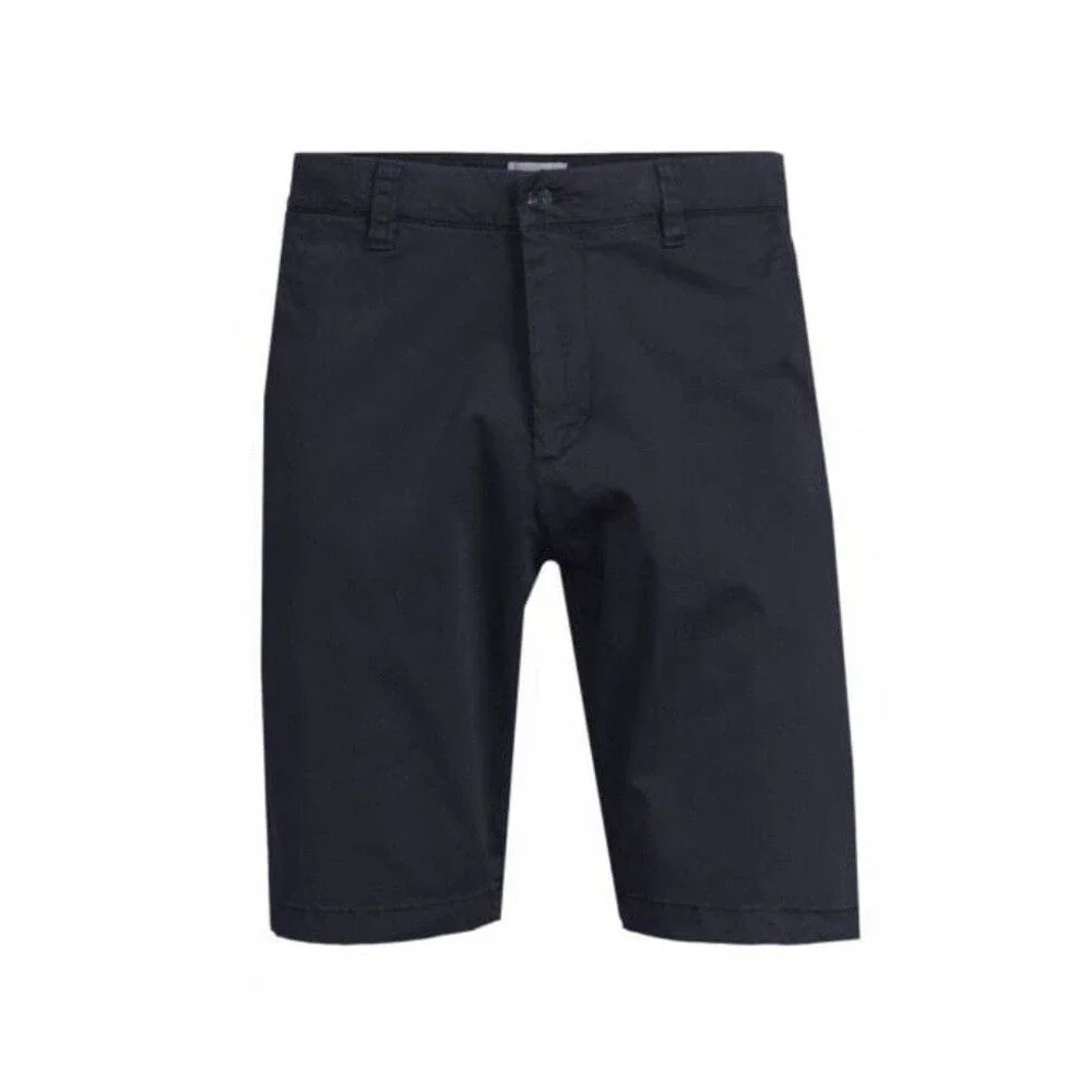 NNO7 NO NATIONALITY Mens Regular Fit Mid Rise Casual Shorts Navy Sz 36 New